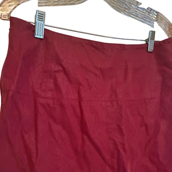 NWT FREE PEOPLE FAUX SUEDE SWEERTHEART PURPLE MINI SKIRT SIZE 8 - Picture 6 of 16